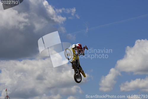 Image of Stunt Biker. Free stile performing