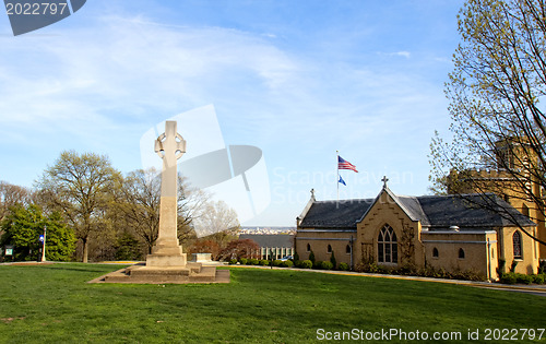 Image of Back yard of National Cathedral