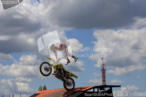 Image of Stunt Biker. Free stile performing