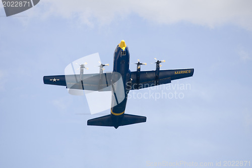 Image of A plane performing in an air show