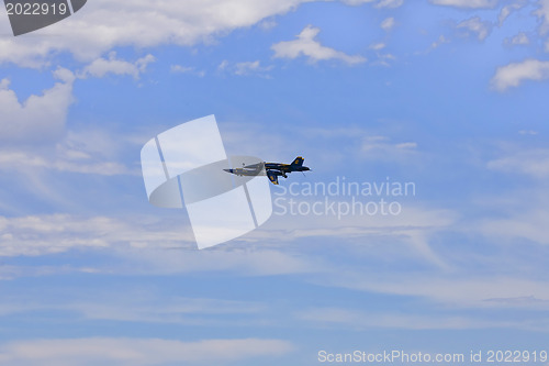 Image of Blue Angels Fly in Tight Formation