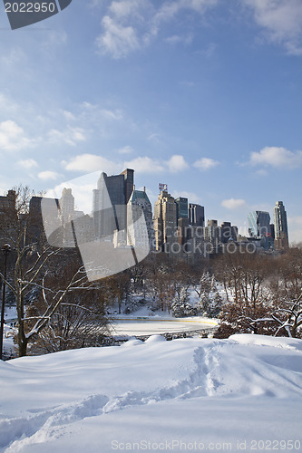 Image of Central Park, New York. Beautiful park in beautiful city. 