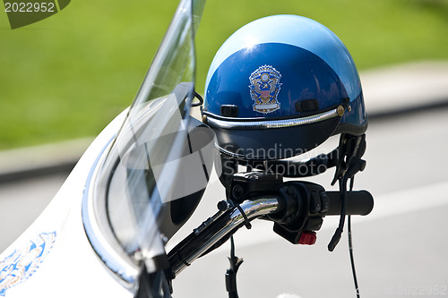 Image of US Police Motocycle helmet