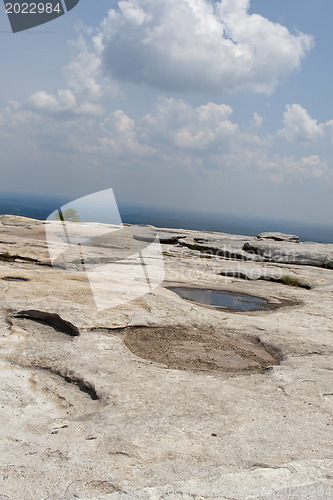 Image of The surface of Stone-Mountain. Atlanta, Georgia