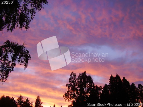 Image of Sunset in Norway