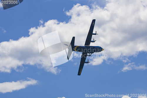 Image of A plane performing in an air show