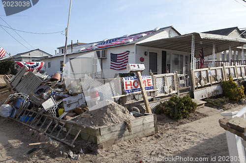 Image of NEW YORK -November12: The fire destroyed around 100 houses durin