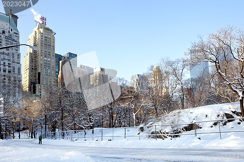 Image of Central Park, New York. Beautiful park in beautiful city. 