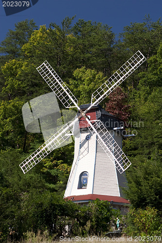 Image of Old wind mill in Helen Georgia