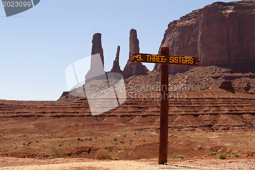 Image of Monument Valley. USA