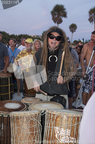 Image of Man Drumming