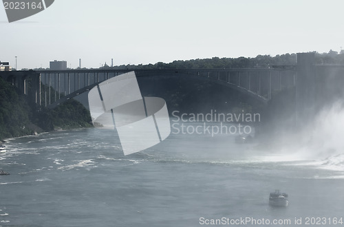 Image of Going under the mist. Niagara Falls