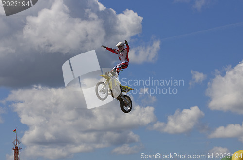 Image of Stunt Biker. Free stile performing