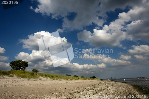 Image of Clouds in the blue sky 