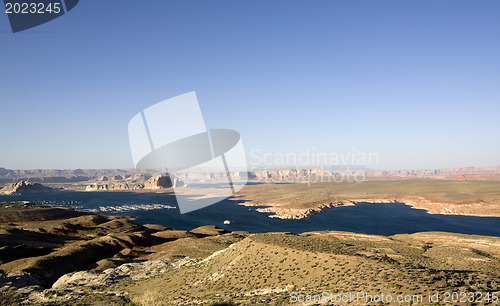 Image of Glen Canyon Dam at Lake Powell & Page, AZ