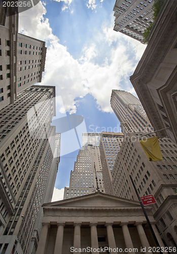 Image of Business towers in New York City. 