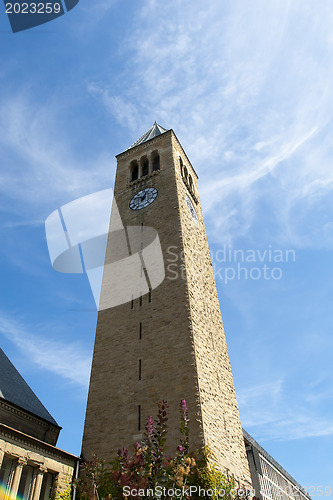 Image of McGraw Tower is a symbol of Cornell University