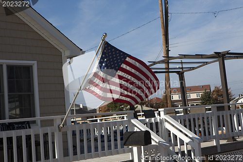 Image of NEW YORK -November12:Destroyed homes during Hurricane Sandy in t