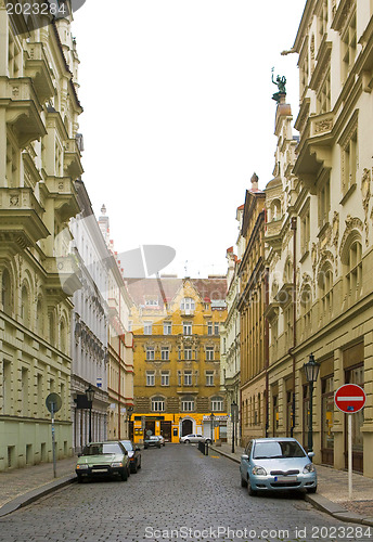 Image of Prague. Red roofs