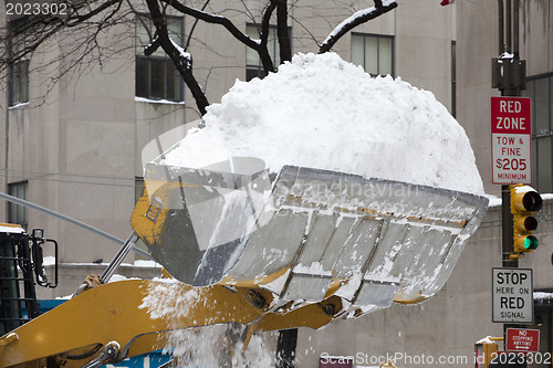 Image of Snow removing in Manhatten