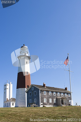 Image of Lighthouse at Montauk Point. 