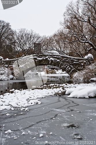 Image of Centtral Park. Gapstow Bridge