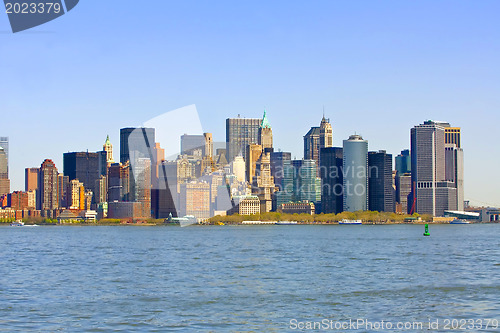 Image of Manhattan. New York City skyline 