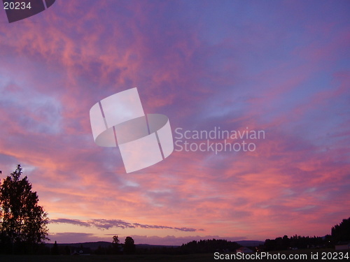 Image of Sunset in Norway