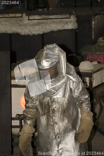 Image of Glass Blower at Work