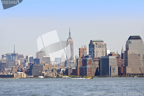 Image of Manhattan. New York City skyline 