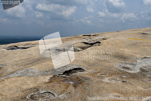 Image of The surface of Stone-Mountain. Atlanta, Georgia