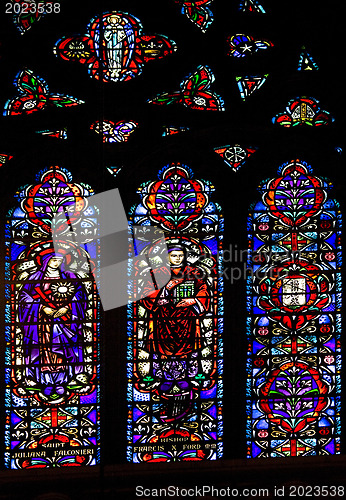 Image of Stained glass windows. St.Patrick's Cathedral in New York

Stain