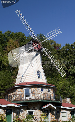 Image of Old wind mill in Helen Georgia
