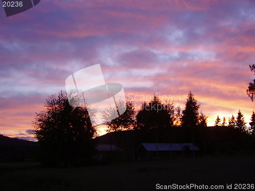 Image of Sunset in Norway