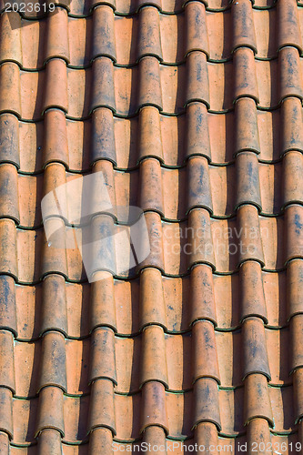 Image of Prague. Red roofs- Background