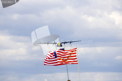 Image of A plane performing in an air show