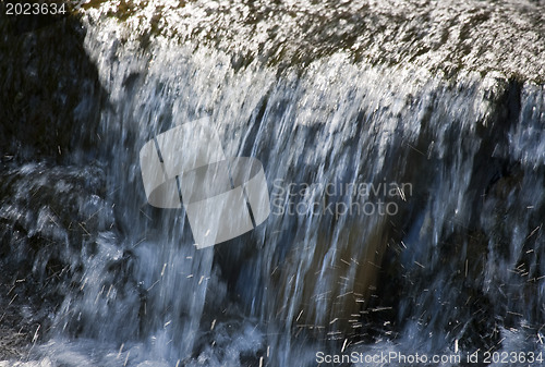Image of Finger lakes region waterfall in the summer