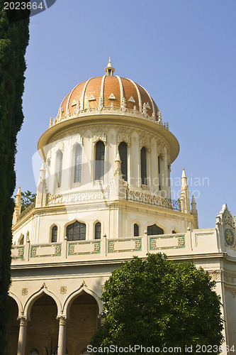 Image of The bahai temple and garden in Haifa