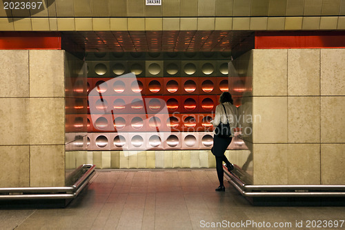 Image of Prague - Subway Station.