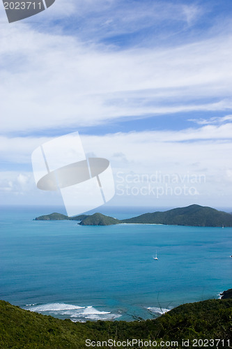 Image of Lagoon on caribbean sea