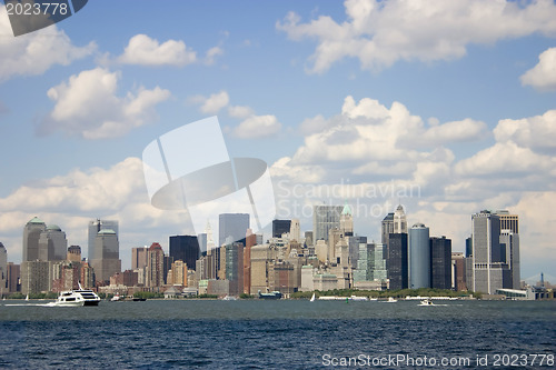 Image of Manhattan. New York City skyline 