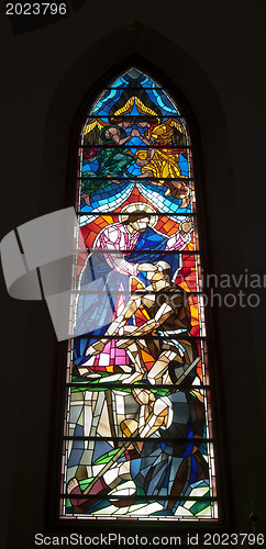 Image of Stained glass window in Washington Masonic National Memorial