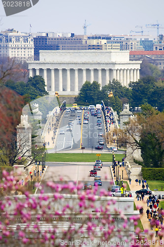 Image of Washington DC .Lincoln Memorial 