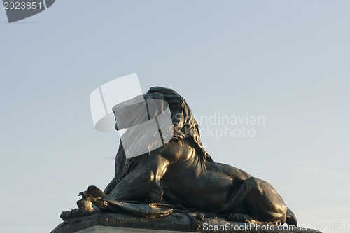 Image of Lion a fragment of Ulysses S. Grant Memorial
