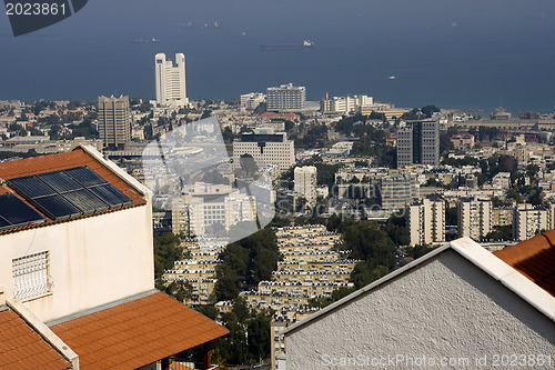 Image of Panorama of Haifa city from Israel