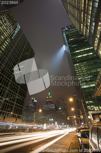 Image of New York City at night