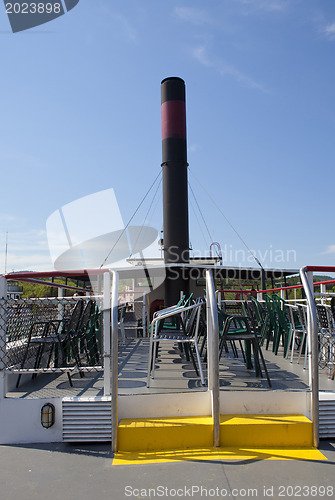 Image of Steam boat at Lake George

