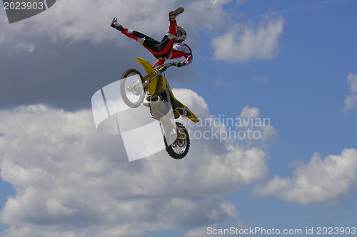 Image of Stunt Biker. Free stile performing