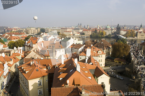 Image of Prague. Red roofs