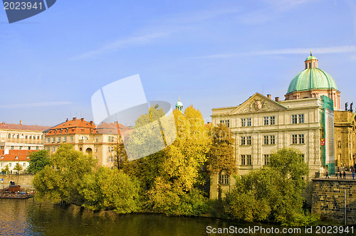 Image of Prague. Red roofs